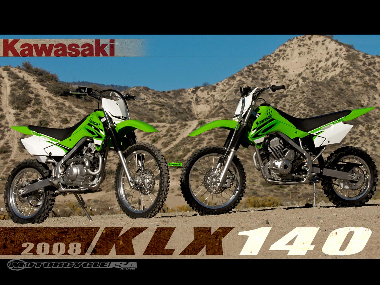 2008款川崎KLX140摩托车图片1