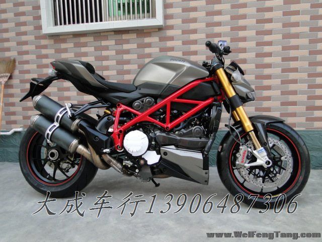 全新2012年杜卡迪街车暴力机器Ducati StreetFighter 1100S街霸 Monster 1100S图片 3