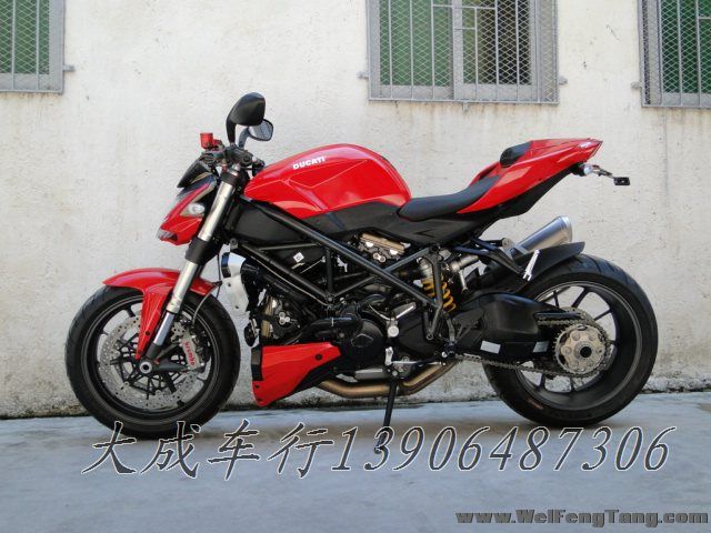 【二手杜卡迪街车】09年杜卡迪新款街车暴力机器红色Ducati StreetFighter 1100街霸 Monster 1100图片 3