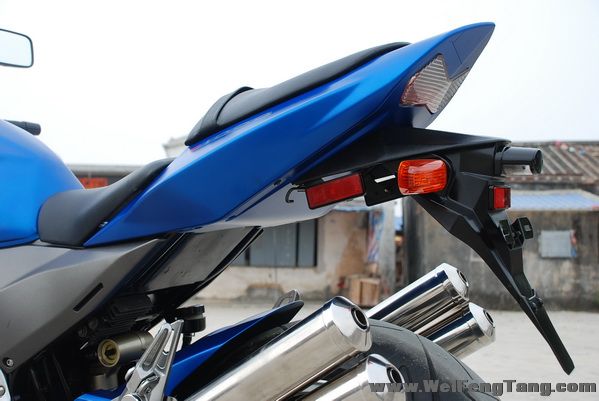 06年 Kawasaki  蓝色街头王者风欲 Z1000 蓝黑 Z1000图片 3