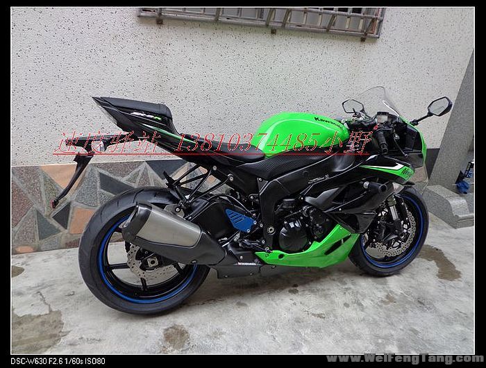 2010年川崎ZX-6R 黑绿忍者！全车原版！接受预定 黑绿 Ninja ZX-6R图片 1