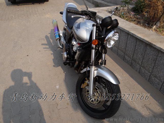 【日系二手机车】06年整车下货原版原漆银色本田经典街车三代 CB400 SF 图片 1