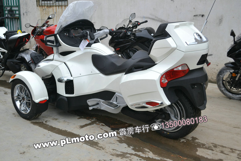 2012年庞巴迪RT-SE5白色 三轮摩托车 霹雳车行2012.12现货 图片 1