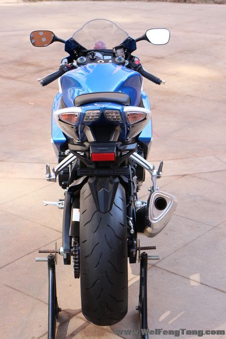 2008年铃木GSX-600R摩托车 蓝色 图片 2