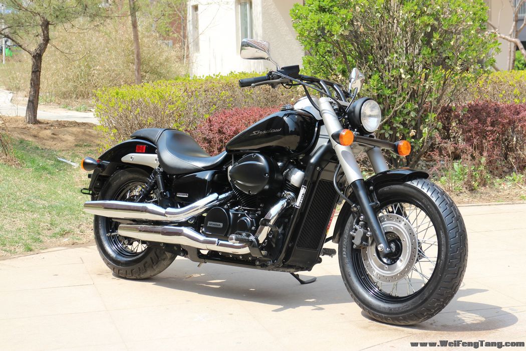 2011款本田沙都750 黑色巡航摩托车 图片 2